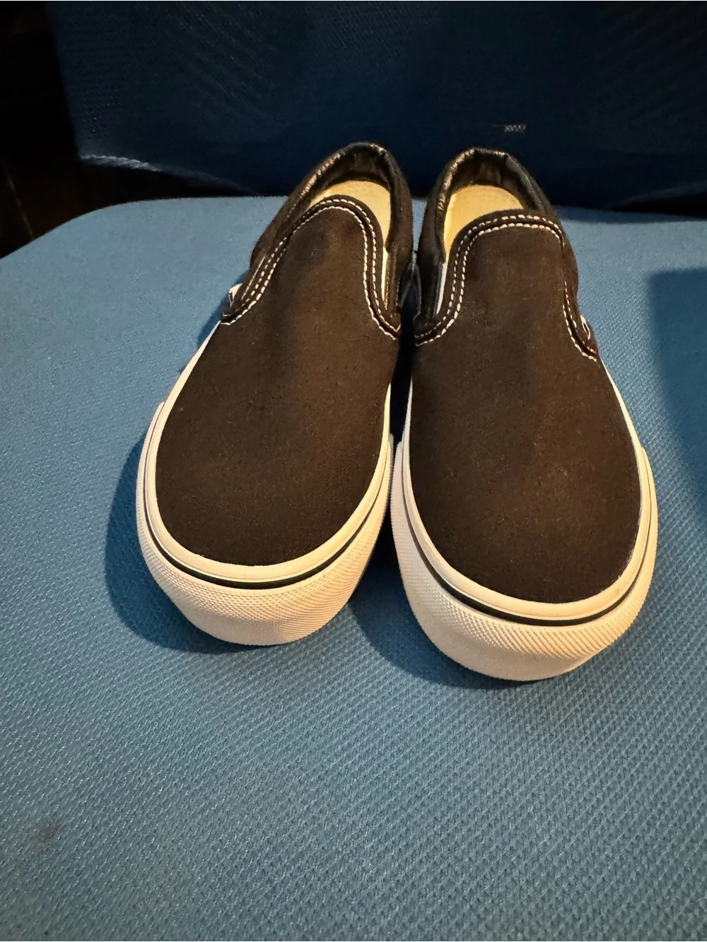 Vans platform classic Black Slip-On Canvas Shoes
